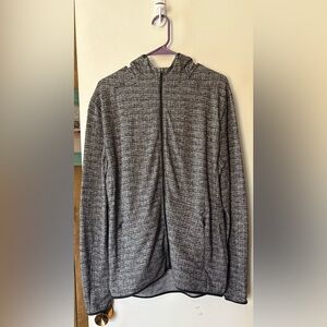 lululemon athletica Men's Black and Gray Performance Jacket size Large